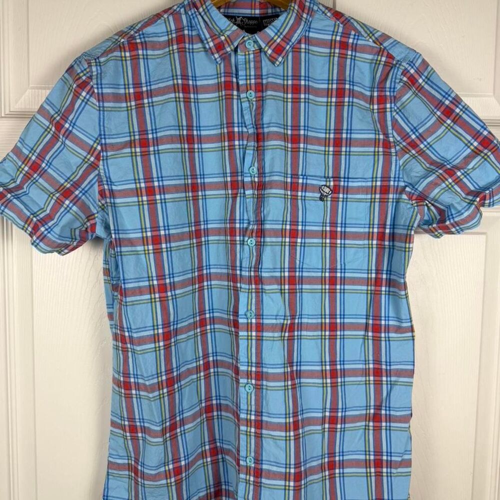 Loungefly Marvel Thor Plaid Button-Up - Medium